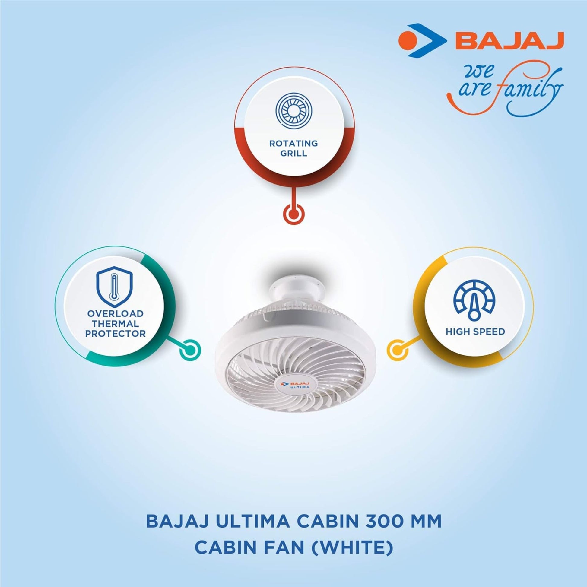 Bajaj Ultima 300 mm Cabin Fan - OFFPRICE