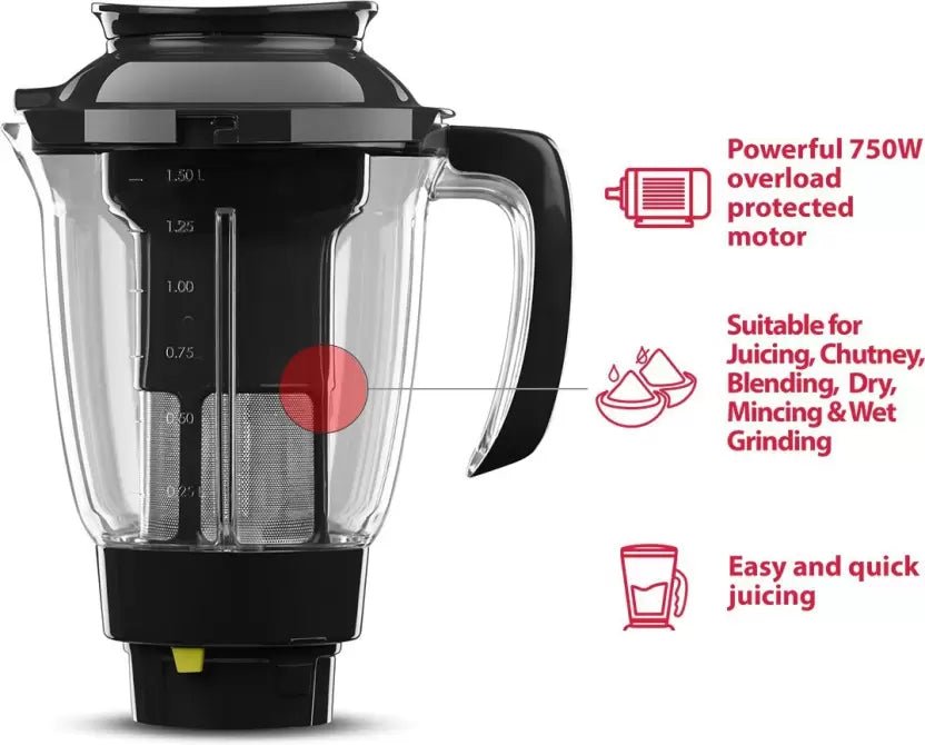 Butterfly Rapid 750W Juicer Mixer Grinder - OFFPRICE