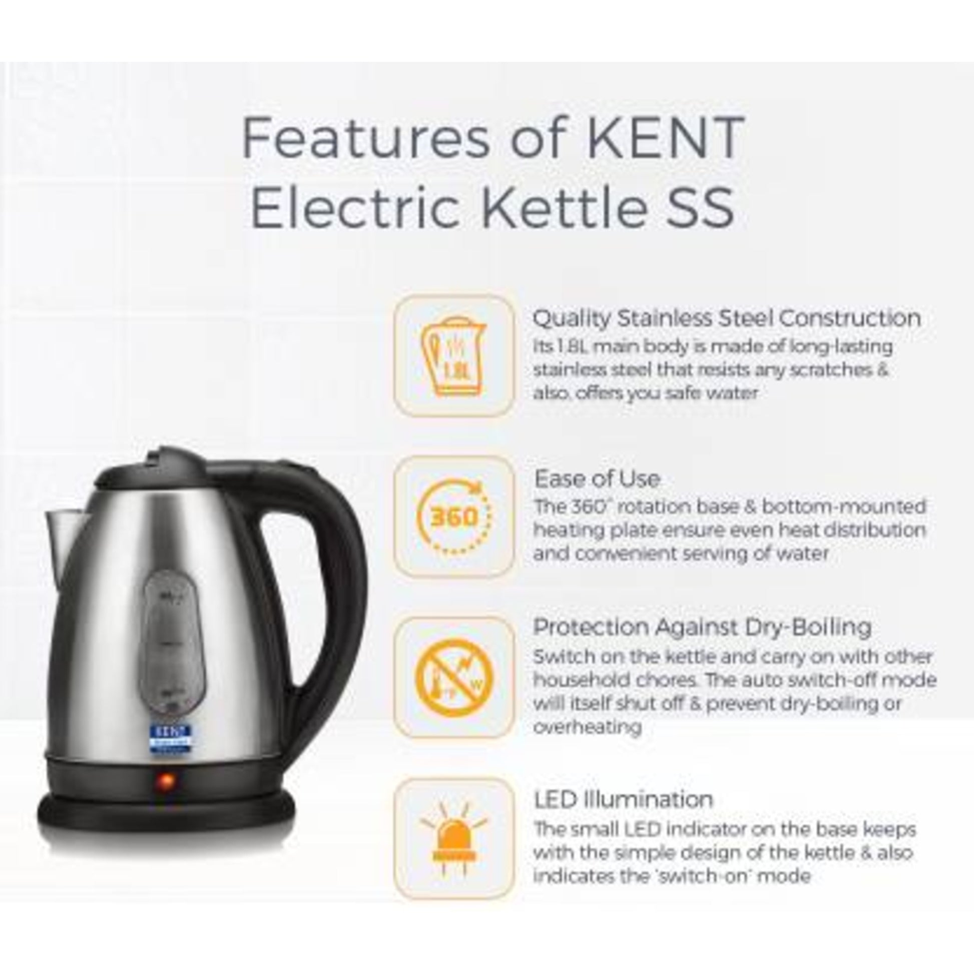 KENT ELECTRIC KETTLE - OFFPRICE FACTORY OUTLET