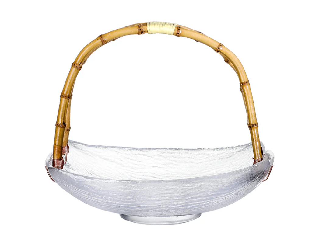 Sparkle Fruit Basket - With Handle - 22 CM, Set of 1 PC