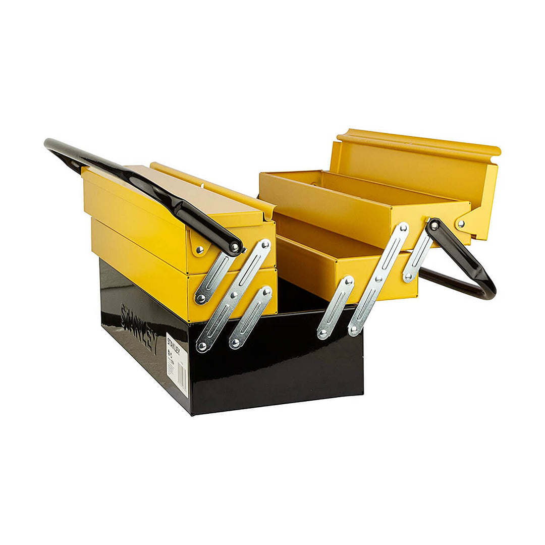 Stanley Heavy Duty Metal Cantilever Tools Box with Double Handle - OFFPRICE